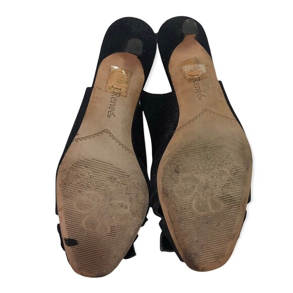 J.Renee Slade Black Low Heel Slingback Sandal - Picture 6 of 7